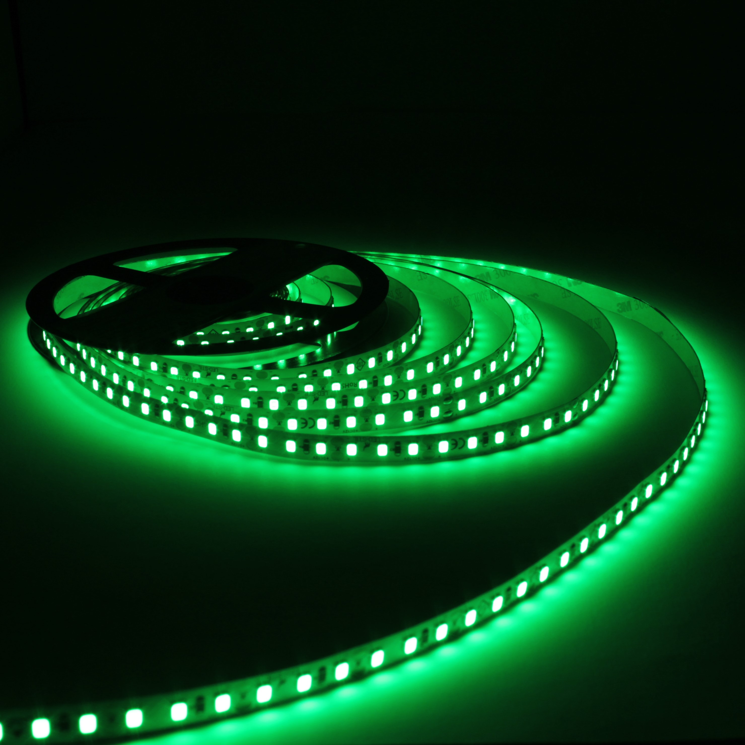 Світлодіодна стрічка LED-STIL 9,6 Вт/м 2835 120 діодів IP33 12 Вольт 780lm ЗЕЛЕНЕ світло