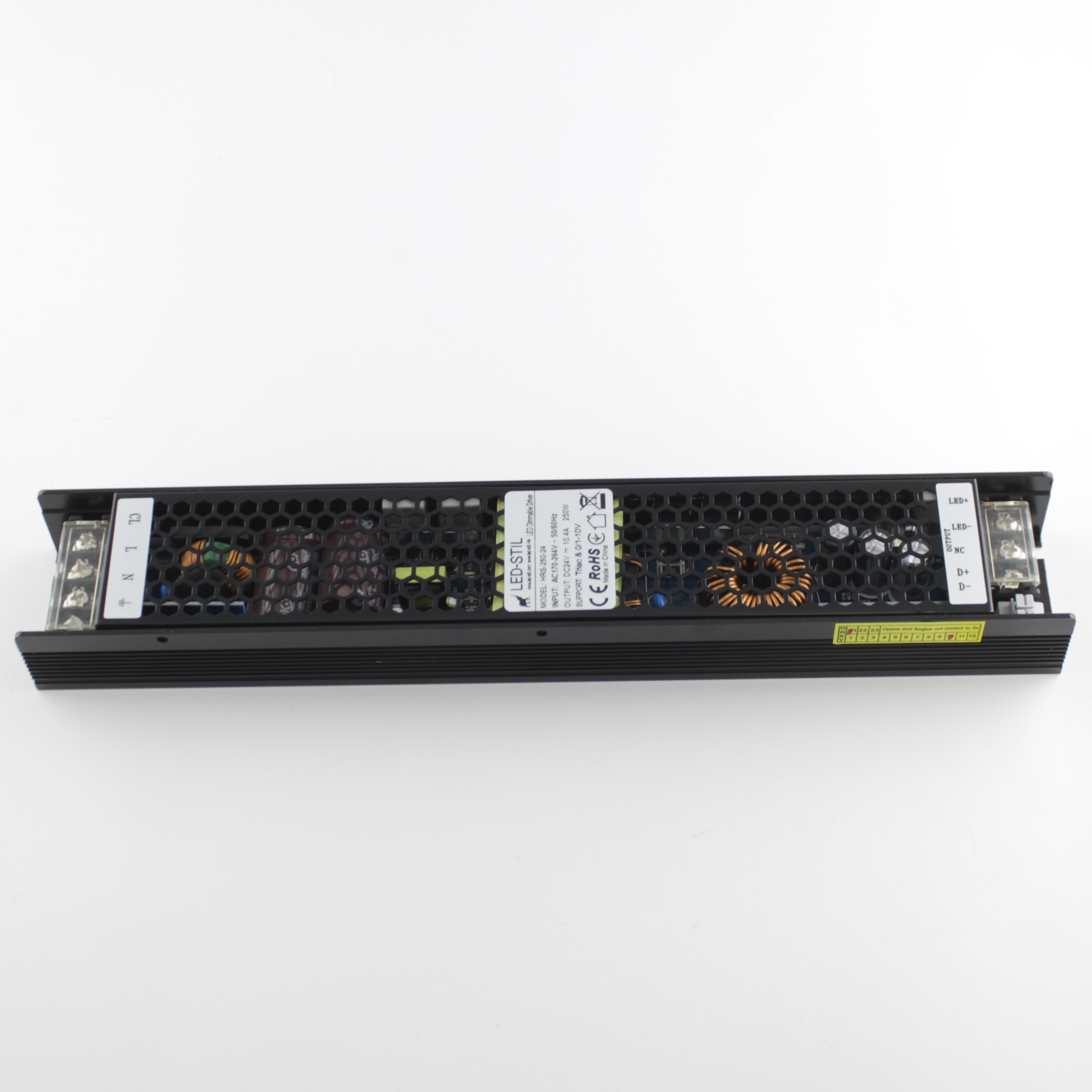 Блок живлення DIM 250 Вт 12V IP20, регулювання по Triac и 0/1-10V