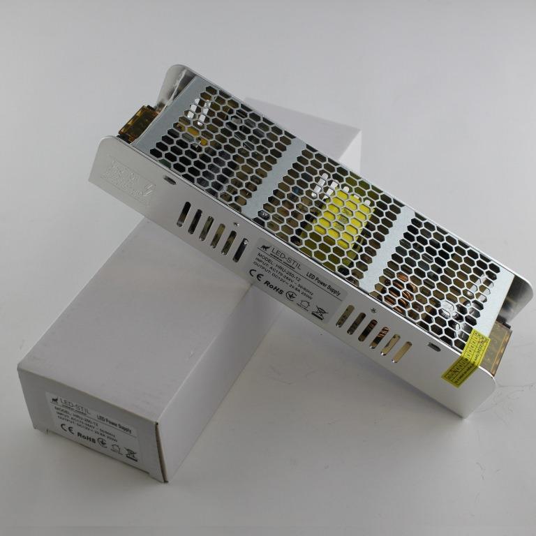 Блок живлення для світлодіодної стрічки 250 Вт 12V IP20 Slim